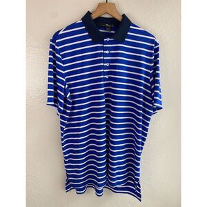 RLX Ralph Lauren striped performance golf polo shirt